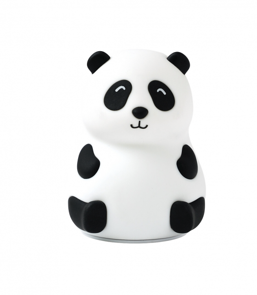 Luce da Notte Portatile Panda - Bianco - In Morbido Silicone Rabbit & Friends - Foto 1