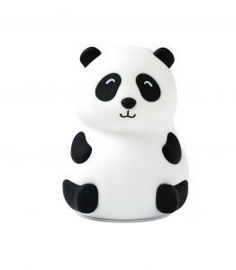 Luce da Notte Portatile Panda - Bianco - In Morbido Silicone Rabbit & Friends